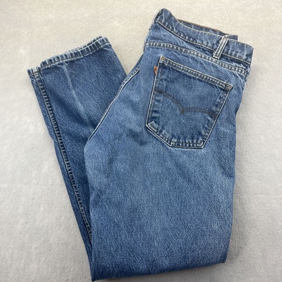 Levi's Other - Levis 20505 0217 Jeans Mens 36x32 Denim Orange Tab Vintage 70s 80s USA Made 505